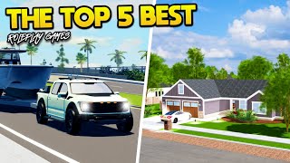 Top 5 Roleplay Games On Roblox 2024