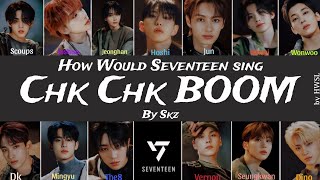 Download lagu How Would Seventeen sing Chk Chk Boom by Skz? | Color coded lyrics   Line distribution