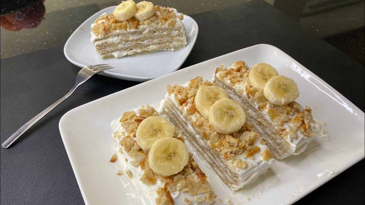 حلوى لاكريم صحية بلا كريمة بلا غلوتين بلا سكر ب 4 مكونات اساسية فقط بطريقة سريعة جدا 💯