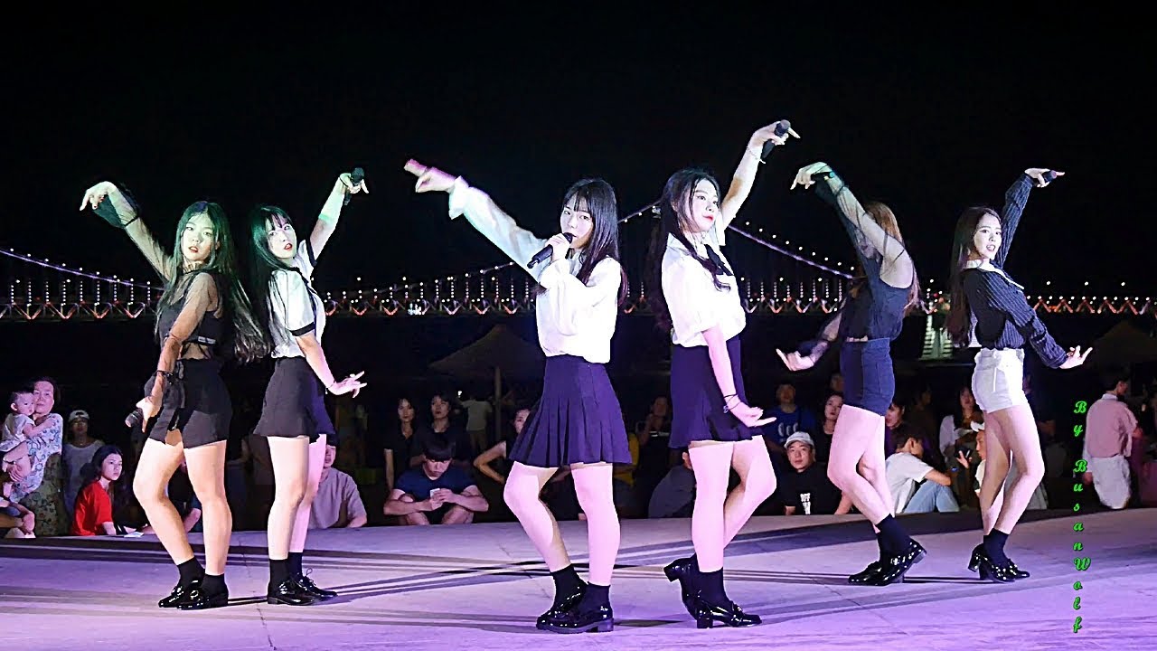 [4K]180812 여자친구 밤 Cover 직캠 학엔터아카데미 콘서트 by BusanWolf