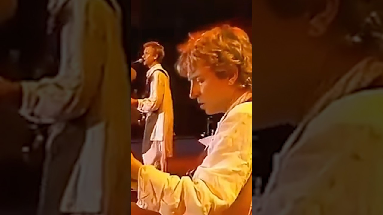 The Police performing Roxanne at Giants Stadium, New Jersey in 1986. 