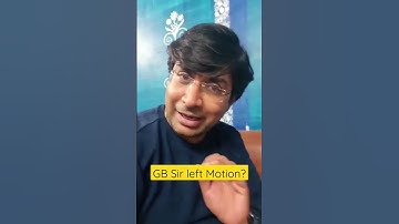 Is GB Sir Leaving @MotionNVSir  to Join @AmanDhattarwal ? #shorts