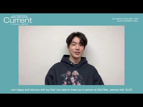 Ticket sales STARTED for 2019 NAM JOO HYUK FANMEETING [Current] in KUALA LUMPUR