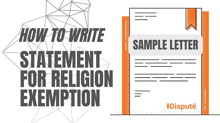 How to Write Statement for Religion Exemption & Send Via Certified Mail Like a Pro!