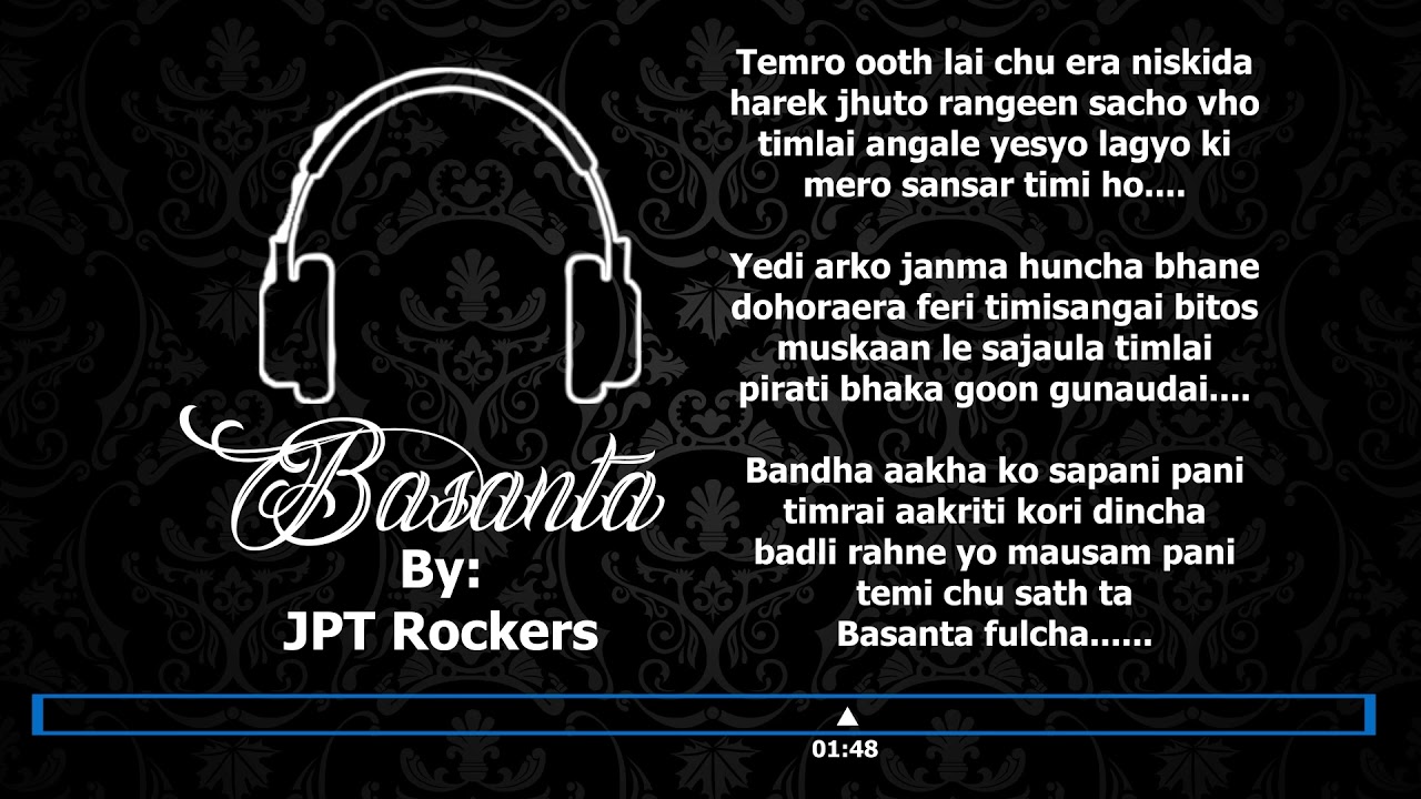 Basanta Rrrrr Basanta - JPT Rockerz | Lyrical Video - YouTube