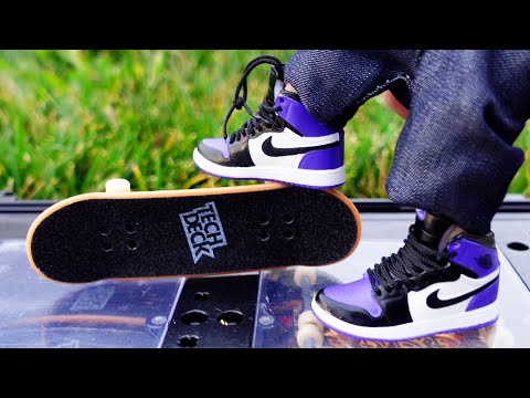 FINGER SKATEBOARD | RAMP TRICKS | NEW FINGER BOARD AND SHOES | TECH DECK