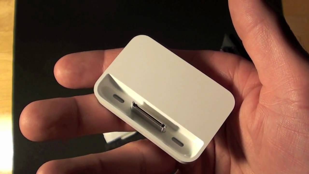 Apple iPhone 4 Dock: Unboxing & Demo - YouTube