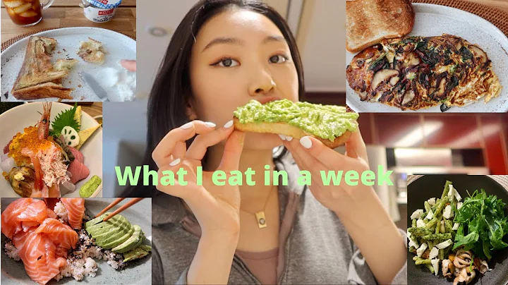 What I eat in a week