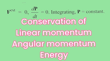 Conservation I linear momentum I Angular momentum I Energy I conversed I classical mechanics ITamil