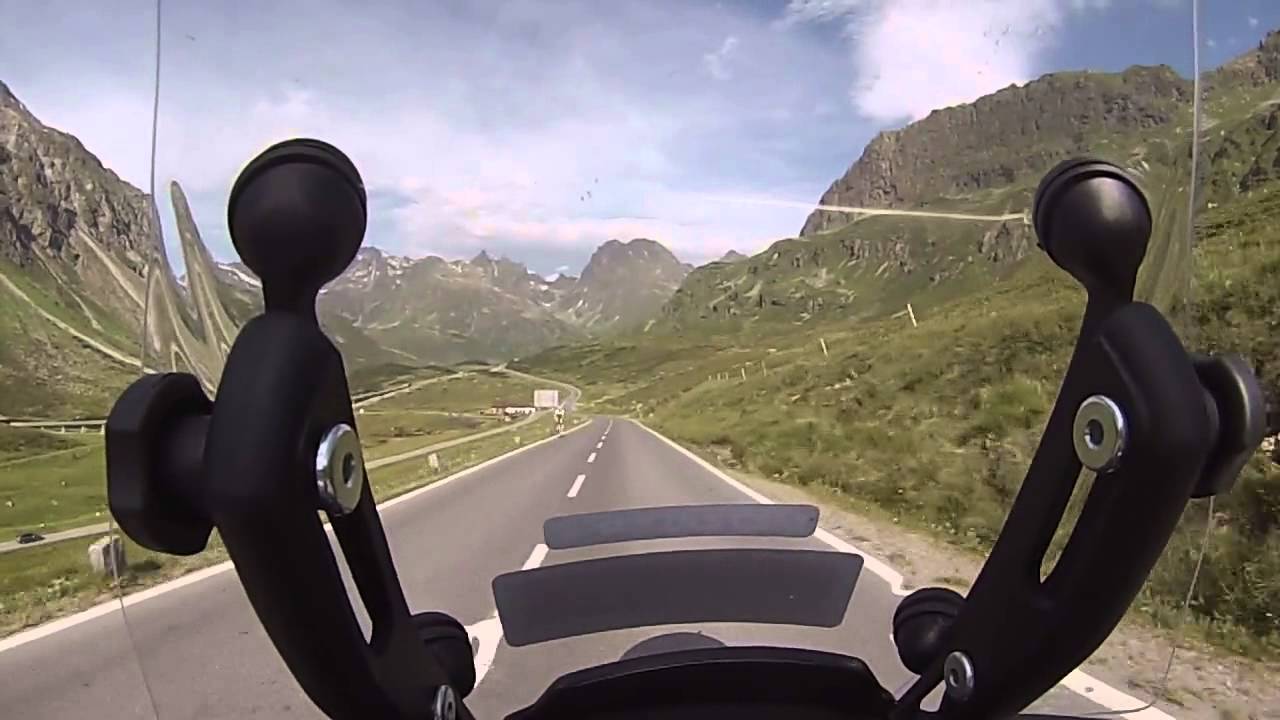 Silvretta-Hochalpenstraße - Wirl Richtung Partenen - onboard - L188 - Aprilia Caponord 1200
