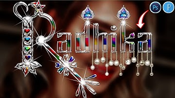 How To Make Glass font New Style PixelLab Ps Cc Editing Glass Font Editing Ps Touch |Zarraq Creation