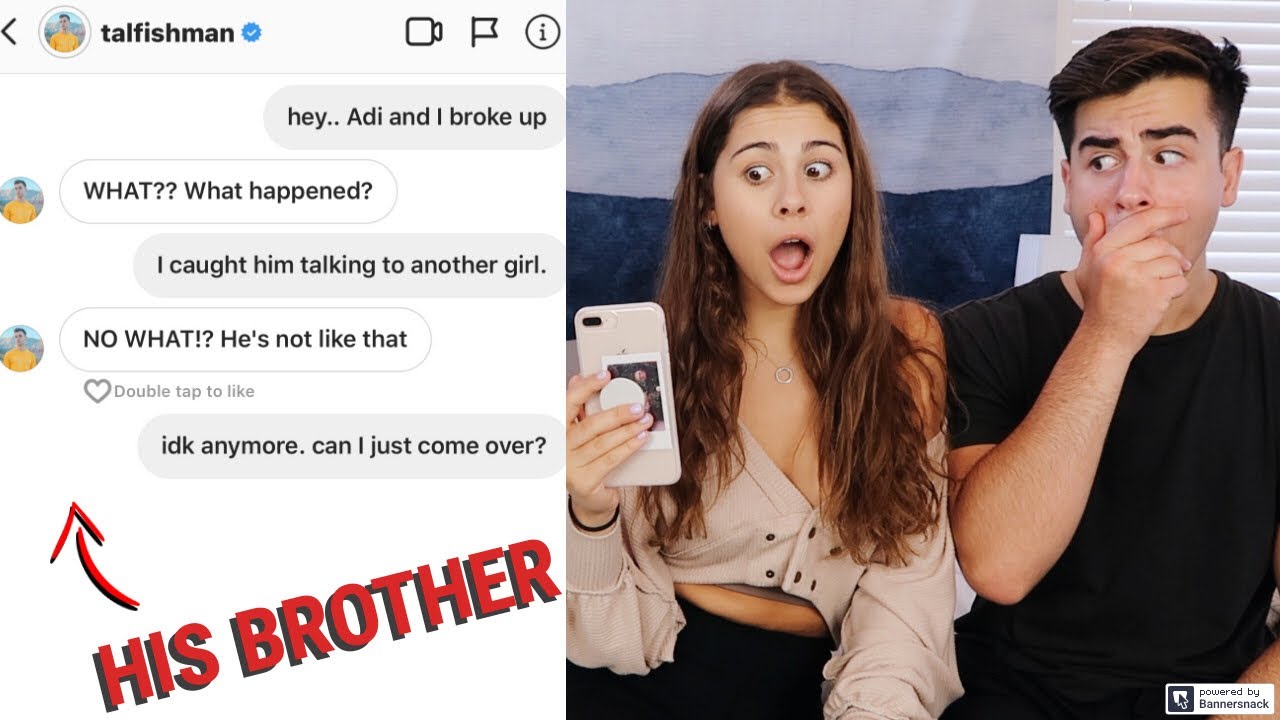 Пишу личное сообщение старшему брату моего ПАРНЯ...