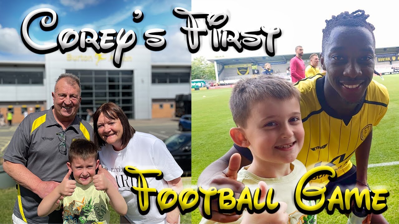 Corey s First Ever Football Match Burton Albion Vs Morecambe 24 25 Corey s First Ever Football Match Burton Albion Vs Morecambe 24 25