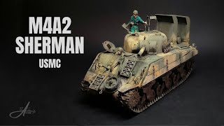 M4A2 Sherman USMC - Italeri 1/35 | Full build