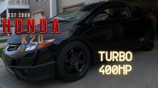 HONDA K20 Turbo PRL KIT‼️400HP SIN ABRIR EL MOTOR😎 by DobleU 09 3,985 views 1 year ago 18 minutes