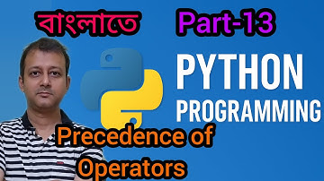 Python Part 13 | Operator Precedence Expression বাংলাতে  | Semester 3 | Class XII | WBCHSE
