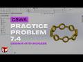 CSWA Practice Problem 7.4 Solution | SolidWorks Exam Guide