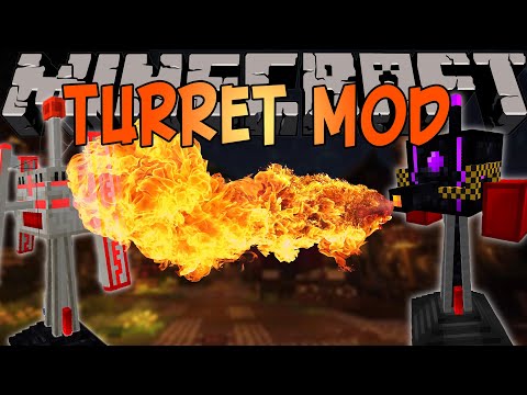 Лучший мод на турели!!! Turret Mod •║#╠Minecraft║Обзоры модов 1.12.2║