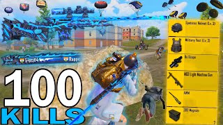 100 KILLS!😍 NEW BEST LOOT GAMEPLAY with FULL GLACIER SET🔥SAMSUNG,A7,A8,J4,J5,J6,J7,J2,J3,XS,A3,A4,A5 screenshot 4