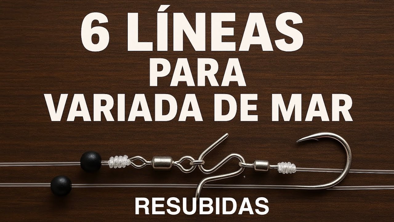 6 líneas de Variada para la temporada de pesca que se viene 