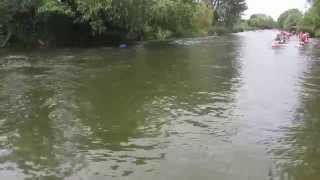 Offenham Raft Race top turn