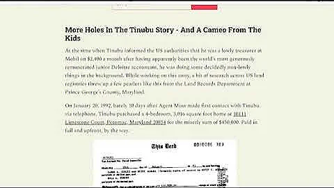 Tinubu, from Chicago drug lord to presidential candidate... By David Hundeyin