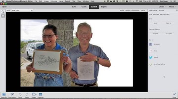 Combining Two Photos into One with Photoshop Elements 14