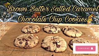 Easy Brown Butter Salted Caramel Chocolate Chip Cookies~|Baking Basics 2020|