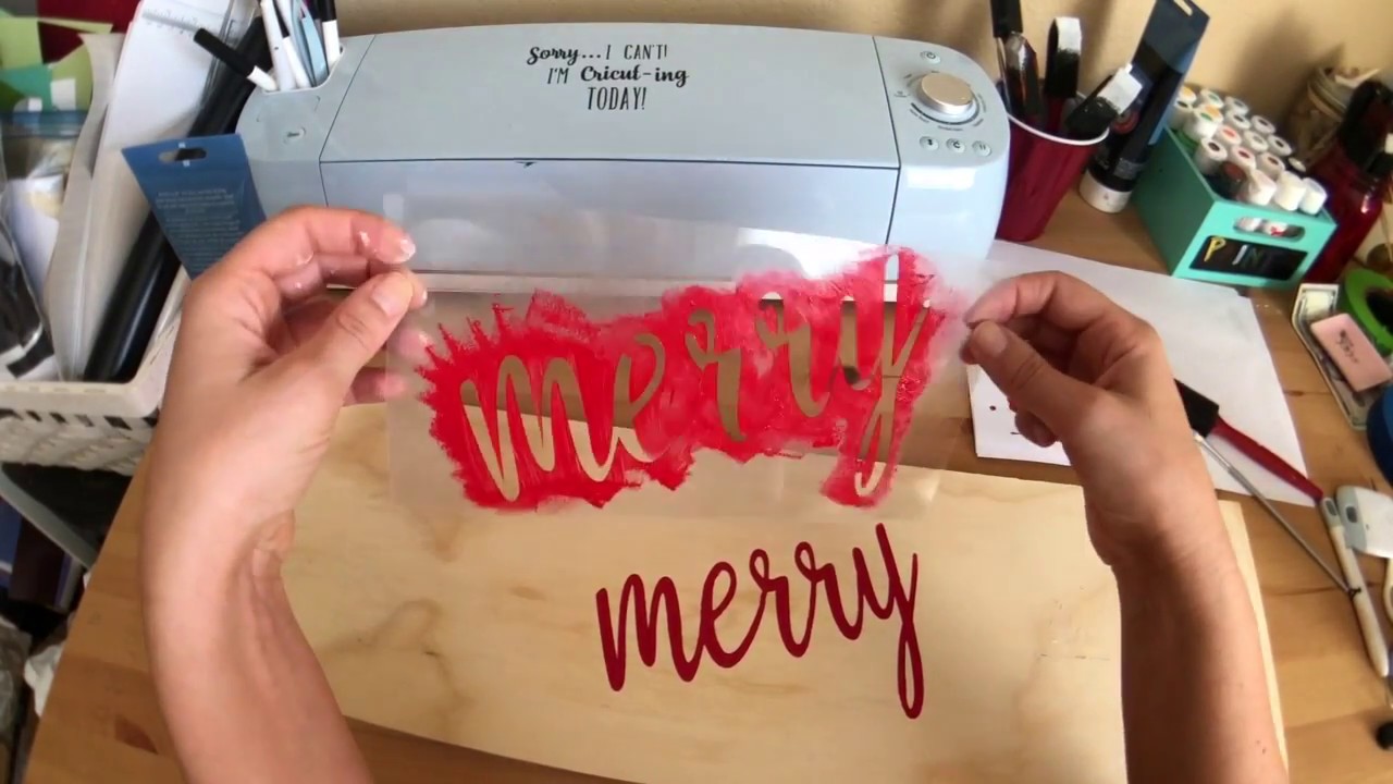 how-to-make-a-reuseable-stencil-with-your-cricut-youtube