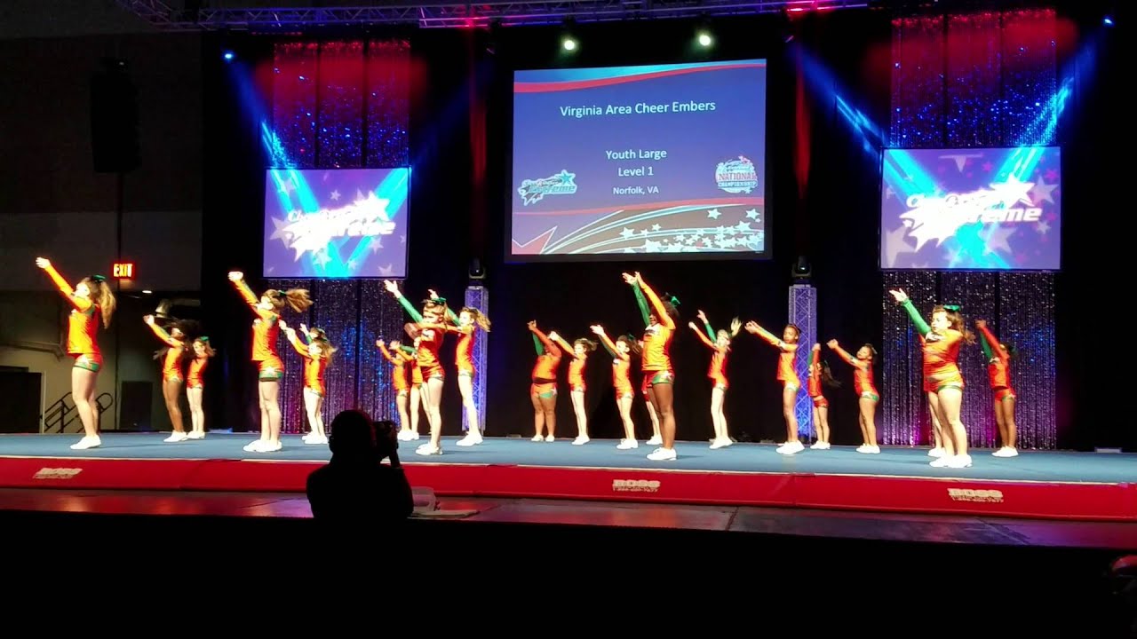 VAC Embers Day 1 Cheer Dance Extreme YouTube