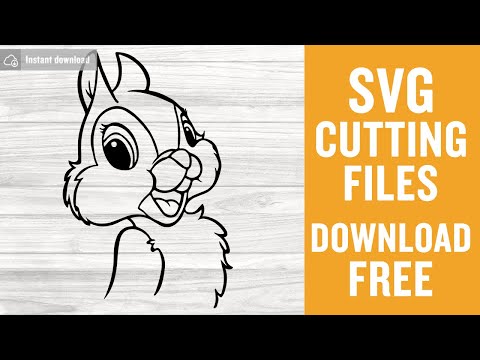 Disney Thumper Svg Free Cutting Files for Scan n Cut Free Download