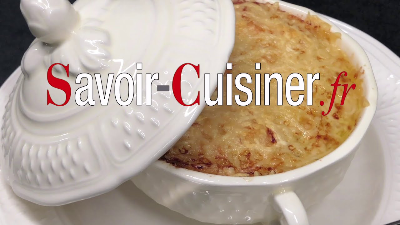Recette facile de soupe gratinée à l'oignon