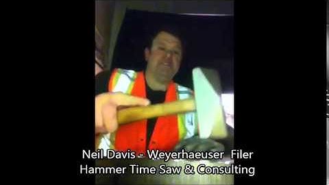 Neal Davis on Hammering Saw Plate 2