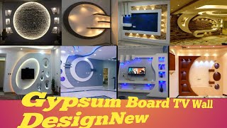 Gypsum Board Tv Wall Design NewPop📺🧱