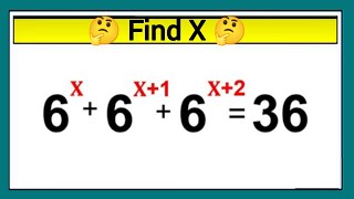 Japanese | Exponent Math Simplification | Find X #matholympics #math #exponents #olympiad #math