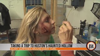 Studio 814 ladies get transformed into scary creatures at Huston's Haunted Hollow WTAJ Studio 814