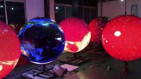 Creative Indoor Spherical Shaped LED Display Screens | Customized Sphere LED Video Wall Manufacturer