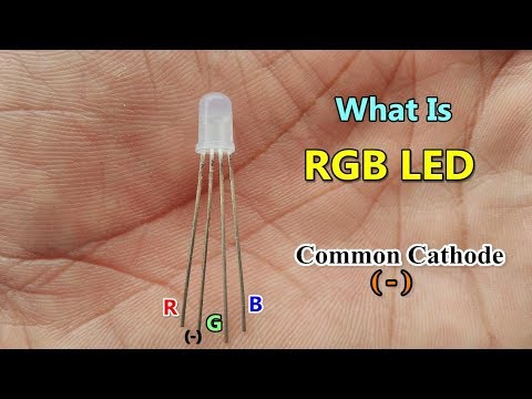 RGB LED lights - common cathode(-) function