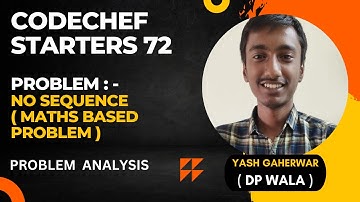 Codechef Starters 72 | No sequence | Math