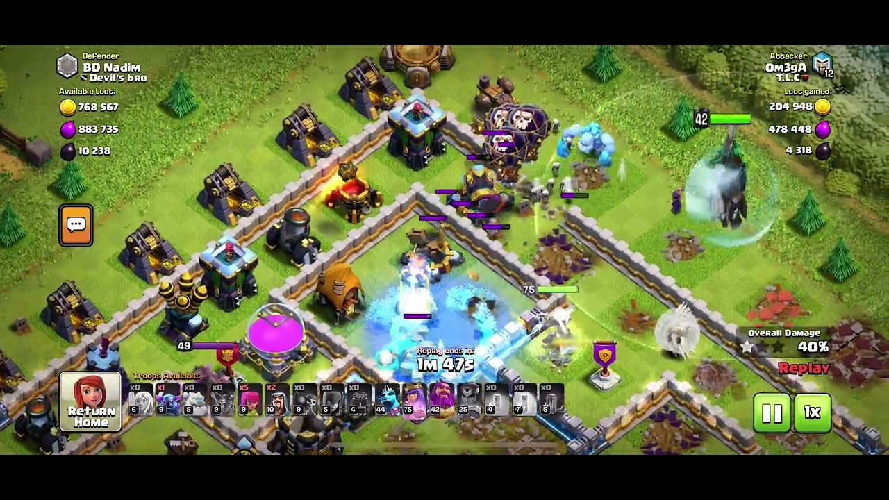 Om3gA vs BD Nadim on Clash of Clans