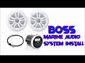 Boss marine sound system install in our bayliner capri 1600 boat