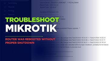 Solusi Atasi Masalah Mikrotik Sering Restart Sendiri