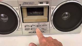 Sharp GF 8787 boombox for parts/repair