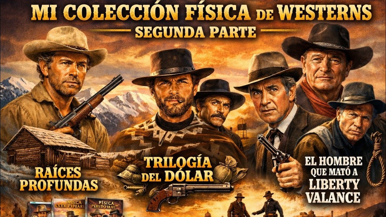 Mi colección física de WESTERNS (Parte 2):De Raíces Profundas a El Hombre que mató a Liberty Valance