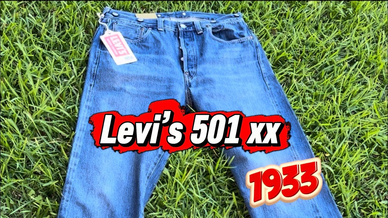 Levi's 501 xx jeans from 1933. - YouTube