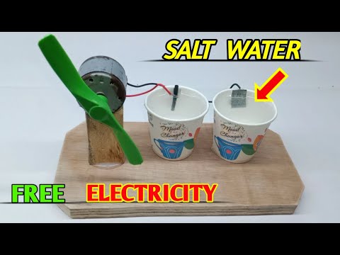 How to generate free electricity with water| free energy | Dc Motor Science Project