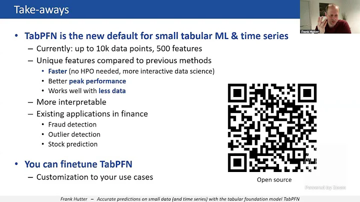 Frank Hutter (University of Freiburg) - Accurate predictions on small data with TabPFN