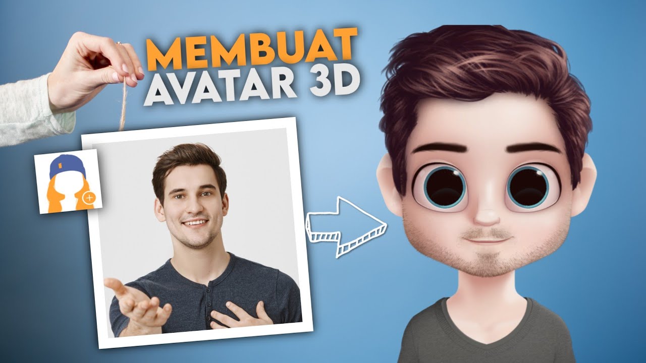 CARA MEMBUAT AVATAR 3D DENGAN ANDROID TERBARU | Dollify - YouTube