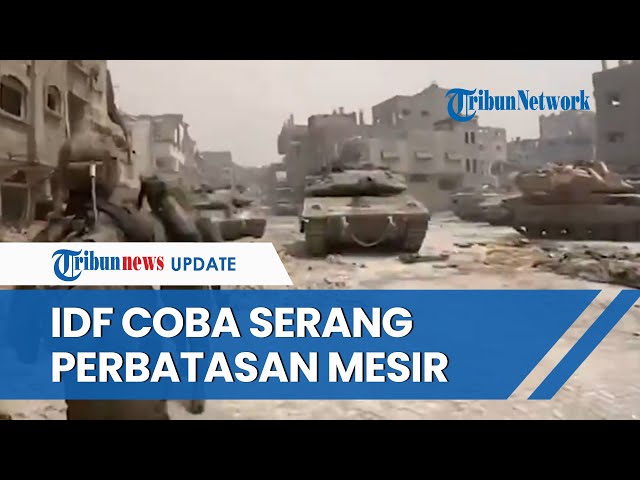 Tentara Zionis Kalah di Rafah & Kini Nyatakan Mundur, Fokus Serangan Bergeser ke Perbatasan Mesir class=