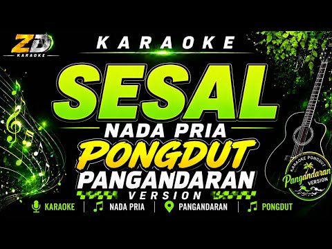 SESAL 🎤 Karaoke Nada Pria | Lagu Elvy Sukaesih | Pongdut Version | Lirik HD | ZD Karaoke